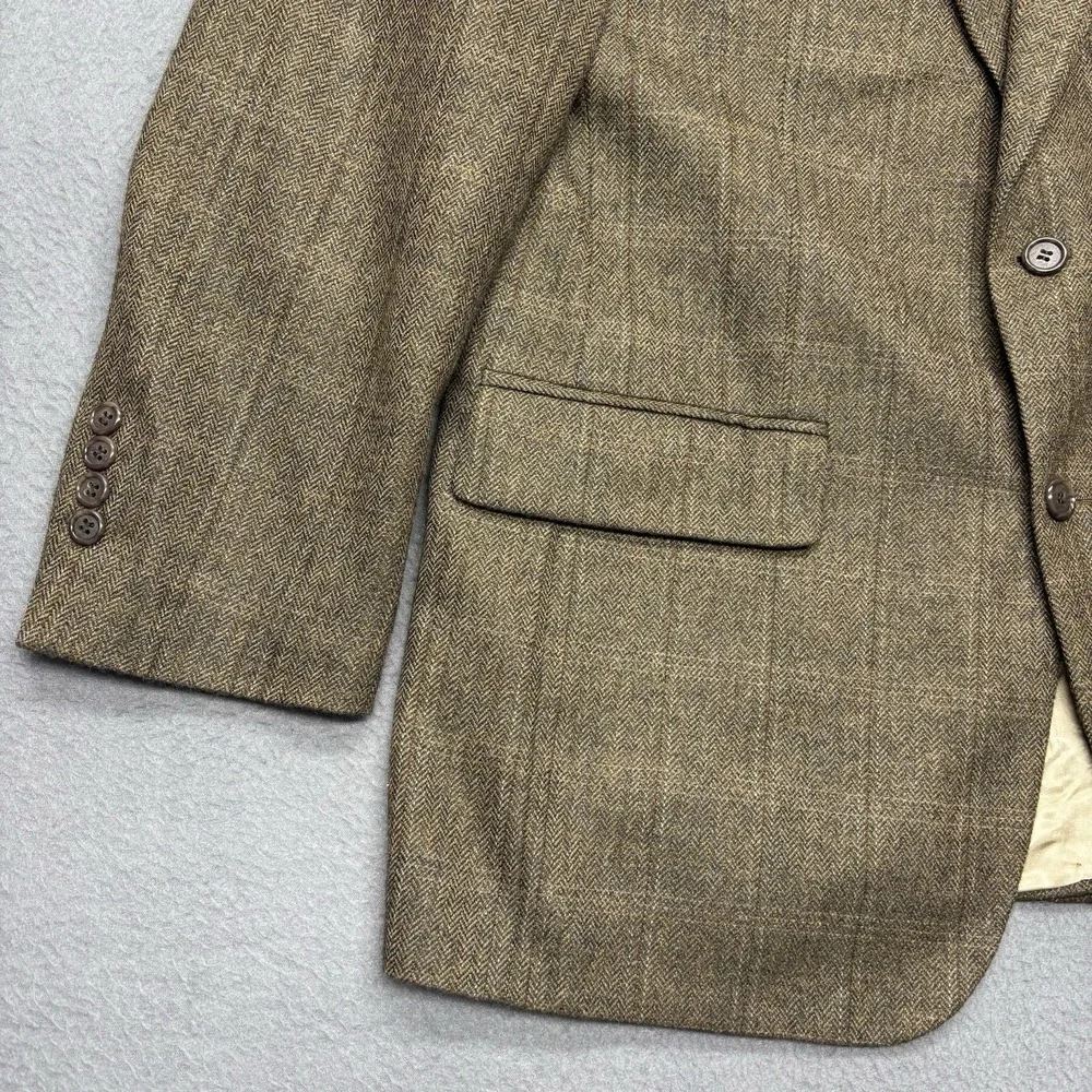 VTG Brooks Brothers Lambswool Tweed Blazer Men's‎ 39R Union Made in USA